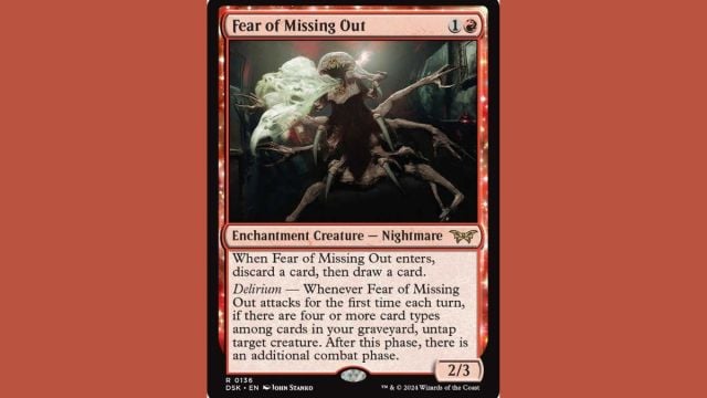 fear of missing out mtg duskmourn card