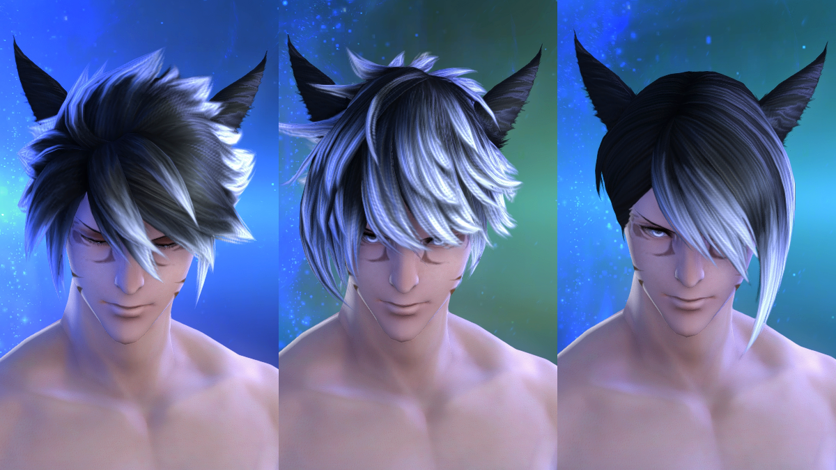 Hairstyles available from The Firmament in Final Fantasy XIV