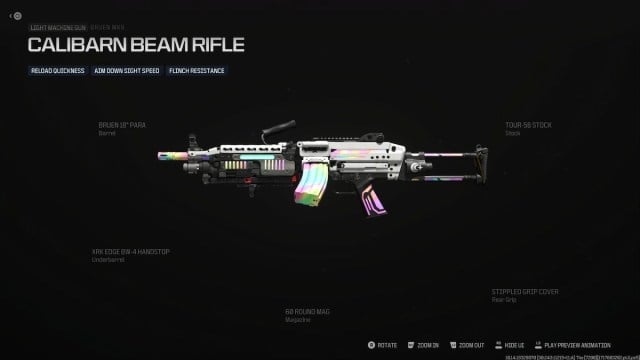 Calibarn Beam Rifle in MW3 and Warzone