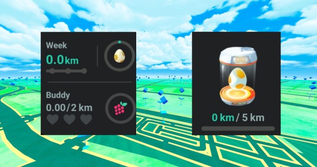 Egg hatching widget in Pokemon Go