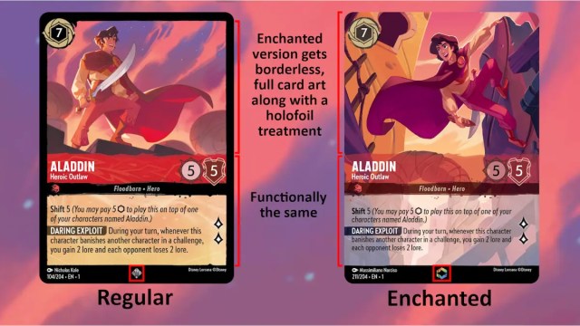 Disney Lorcana: Every Enchanted card released so far