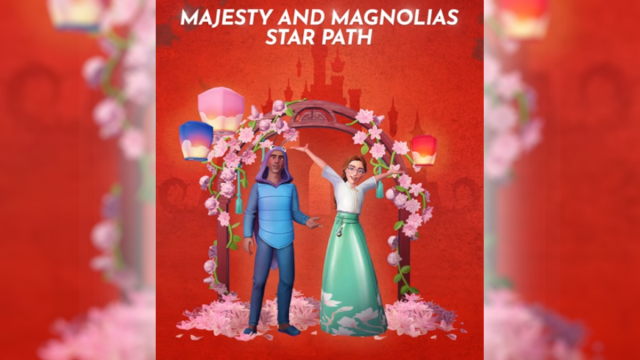 Majesty and Magnolias art in Disney Dreamlight Valley