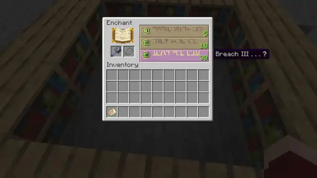 Minecraft breach enchantment