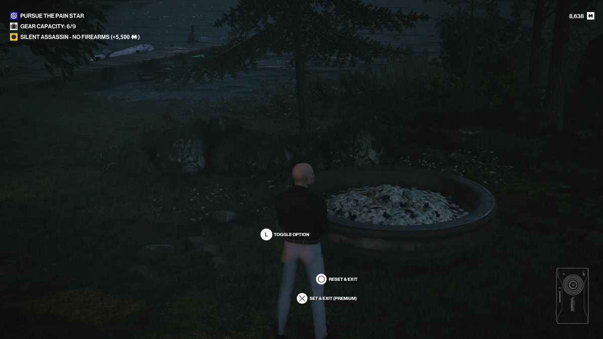 money pit in freelancer compound in hitman world of assassination