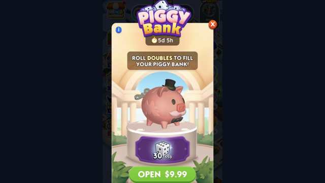 Monopoly GO Piggy Bank rewards and price explained