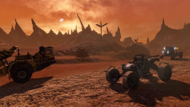 Mars landscape in Red Faction Guerilla