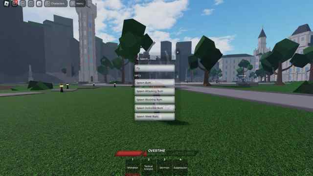 Roblox Ultimate Battlegrounds Options menu