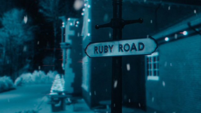 Ruby Road sign in Doctor Who