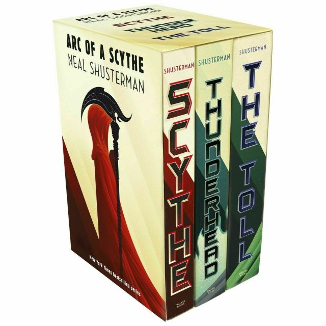 A picture of the Scythe trilogy