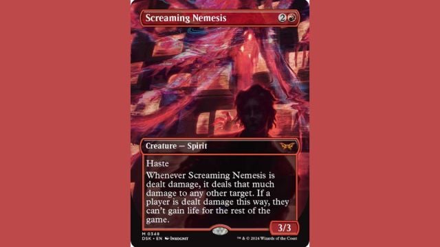 screaming nemesis mtg duskmourn card