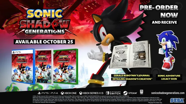 How to pre-order Sonic x Shadow Generations: All pre-order bonuses ...