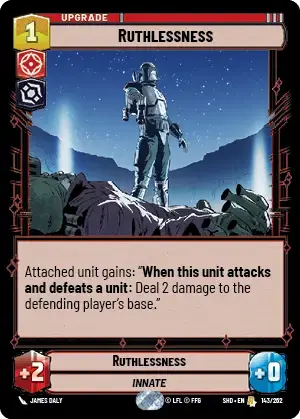star wars: unlimited ruthlessness card