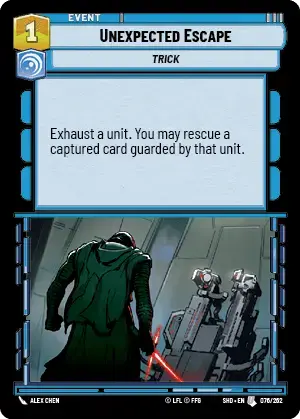 star wars: unlimited unexpected escape card