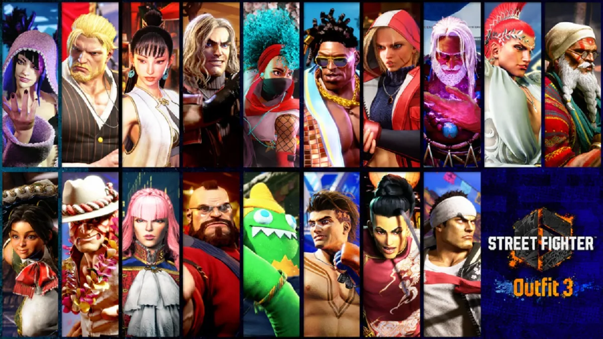 Street Fighter 6 Outfit 3 for all launch roster characters