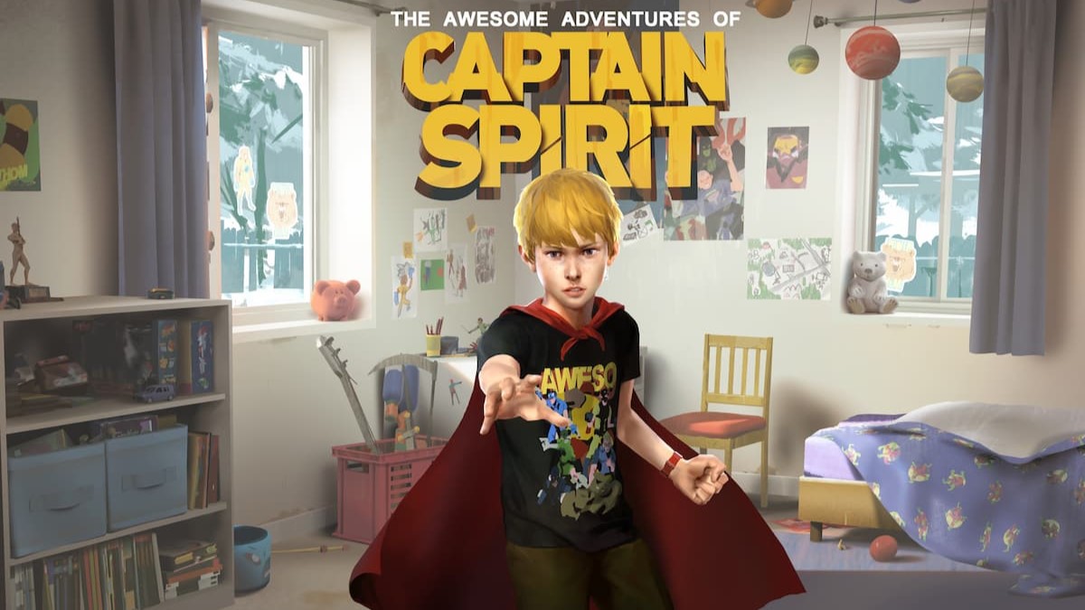 Key art for the Awesome Adventures of Captain Spirit