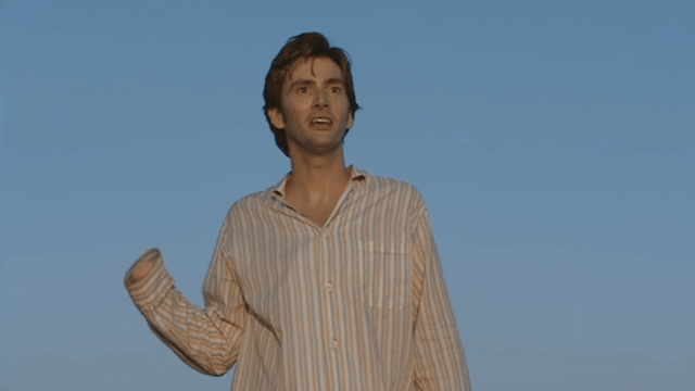 David Tennant regenerating his hand in The Christmas Invasion