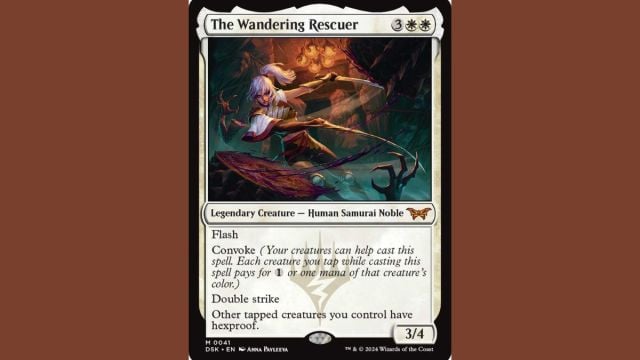 the wandering rescuer mtg duskmourn card