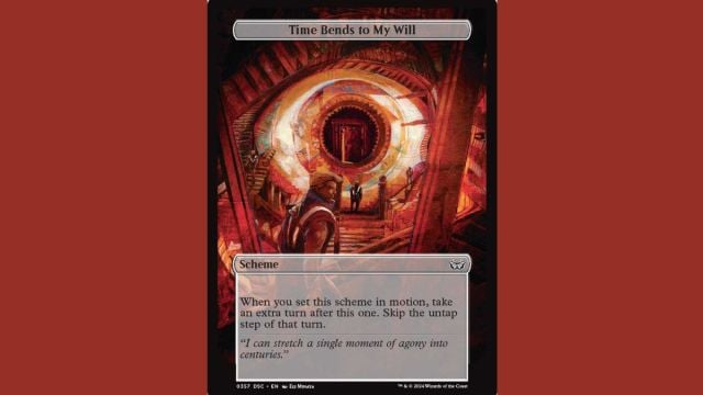 time bends to my will mtg duskmourn card