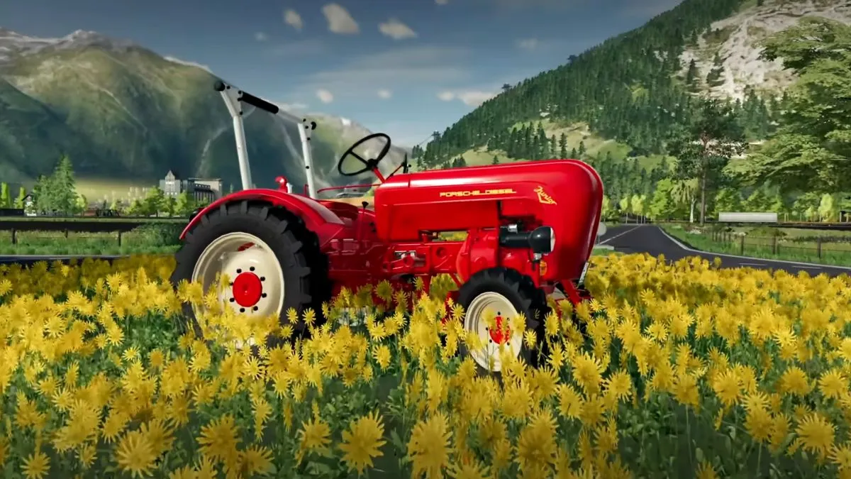 tractor in farming simulator 22