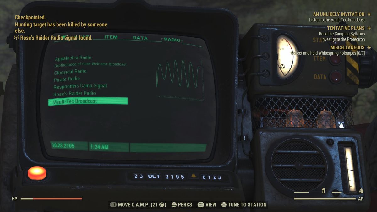 How to complete An Unlikely Invitation in Fallout 76