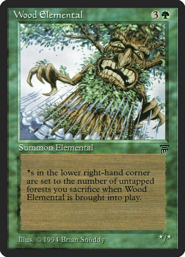 Wood Elemental MTG