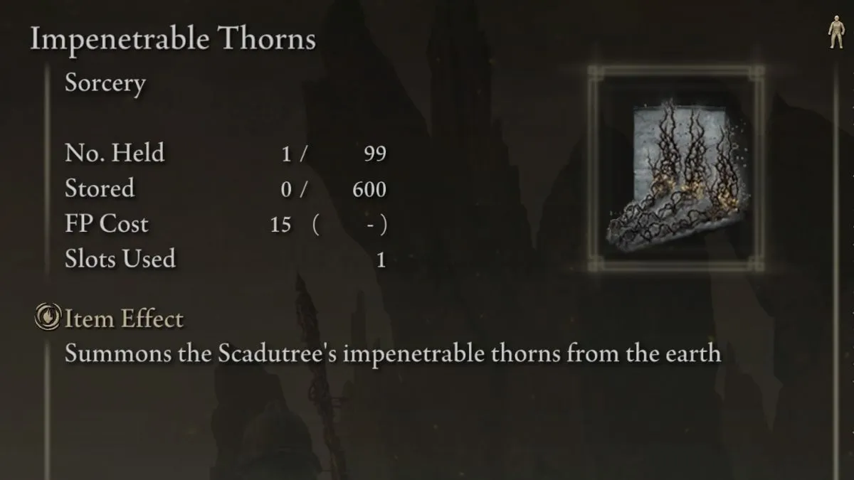 Impenetrable Thorns Elden Ring
