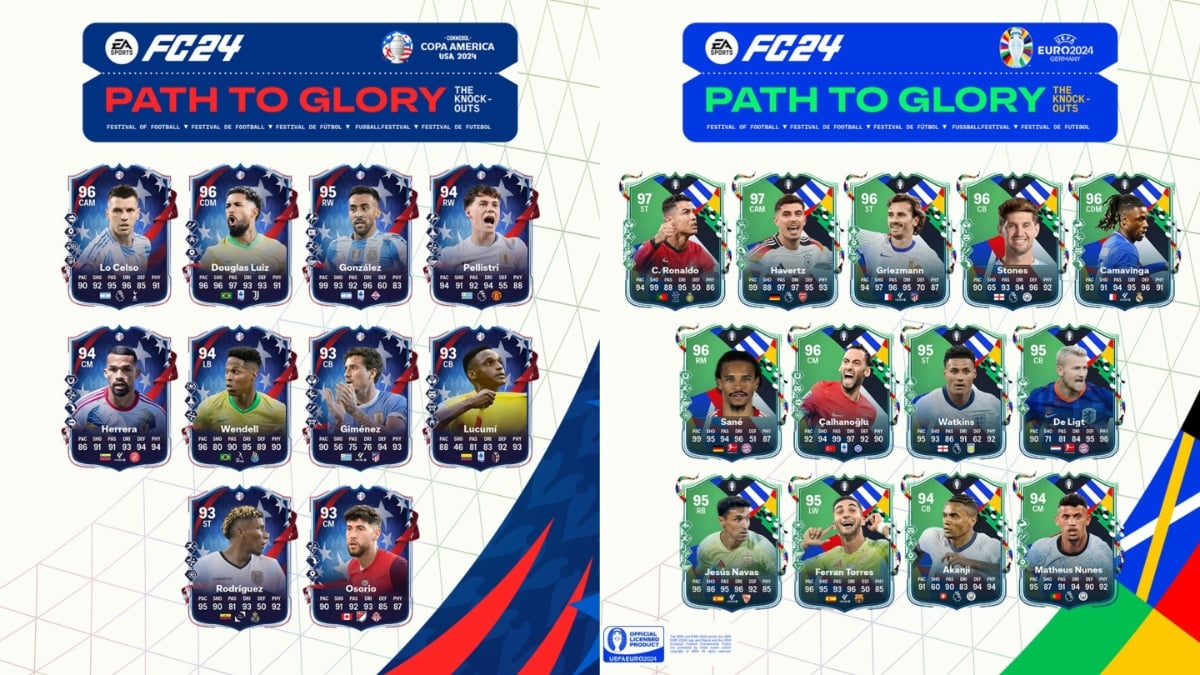 An image of PTG: The Knockouts Upgrade SBC rewards in EA FC 24