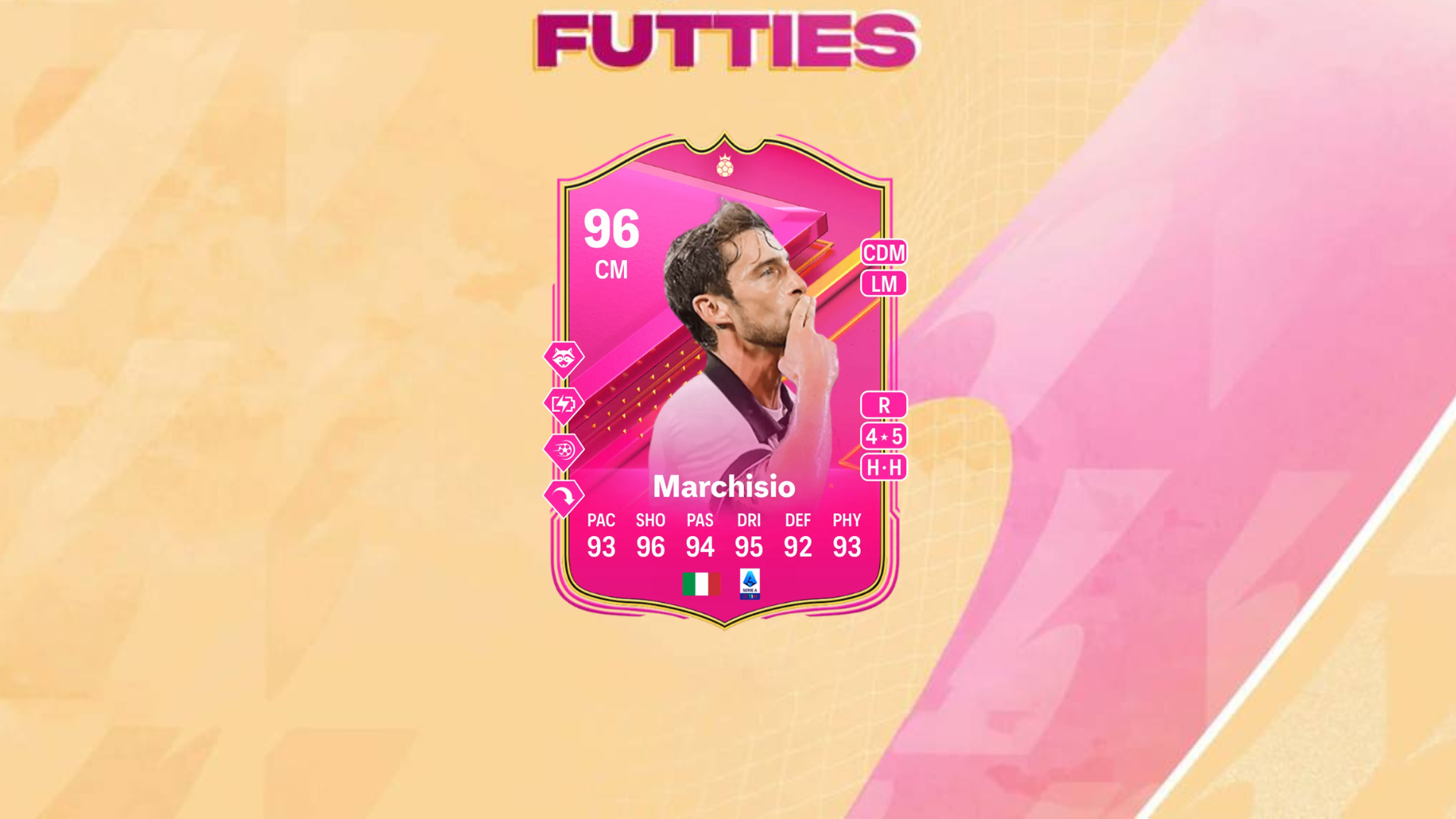 An image of Claudio Marchisio FUTTIES Hero objective in EA FC 24