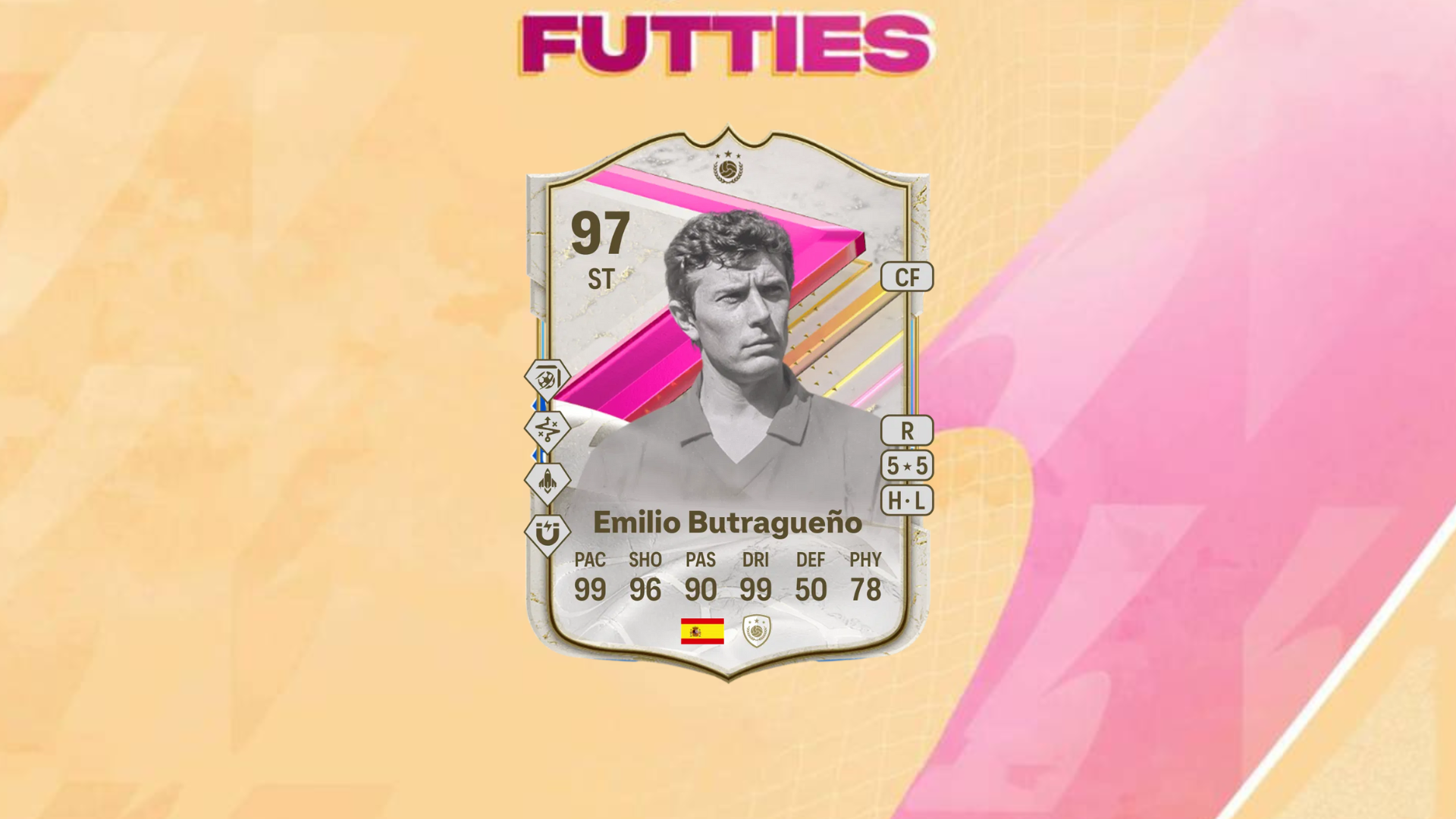 An image of Butragueno FUTTIES SBC solutions in EA FC 24