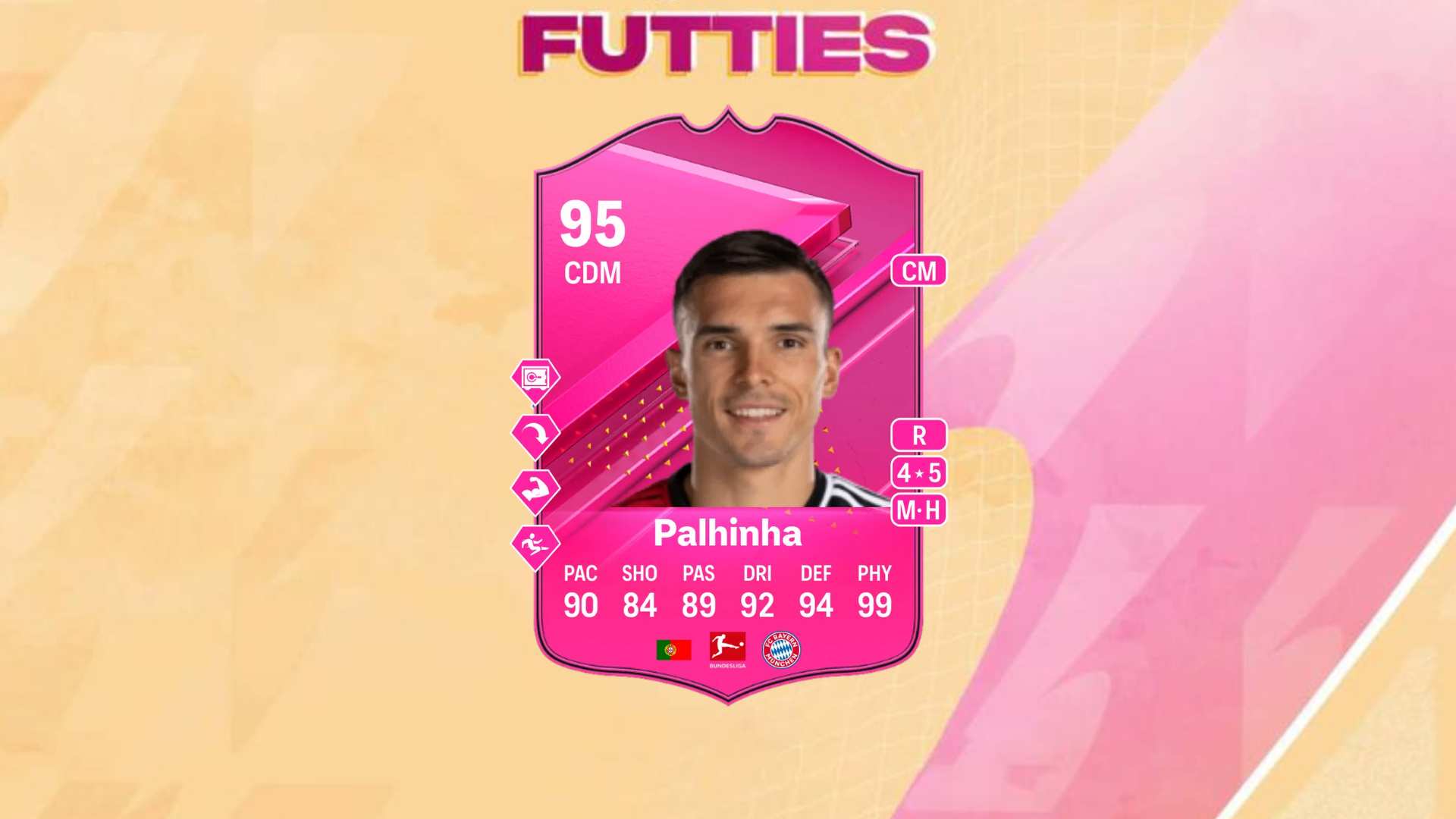 An image of Joao Palhinha FUTTIES objective in EA FC 24