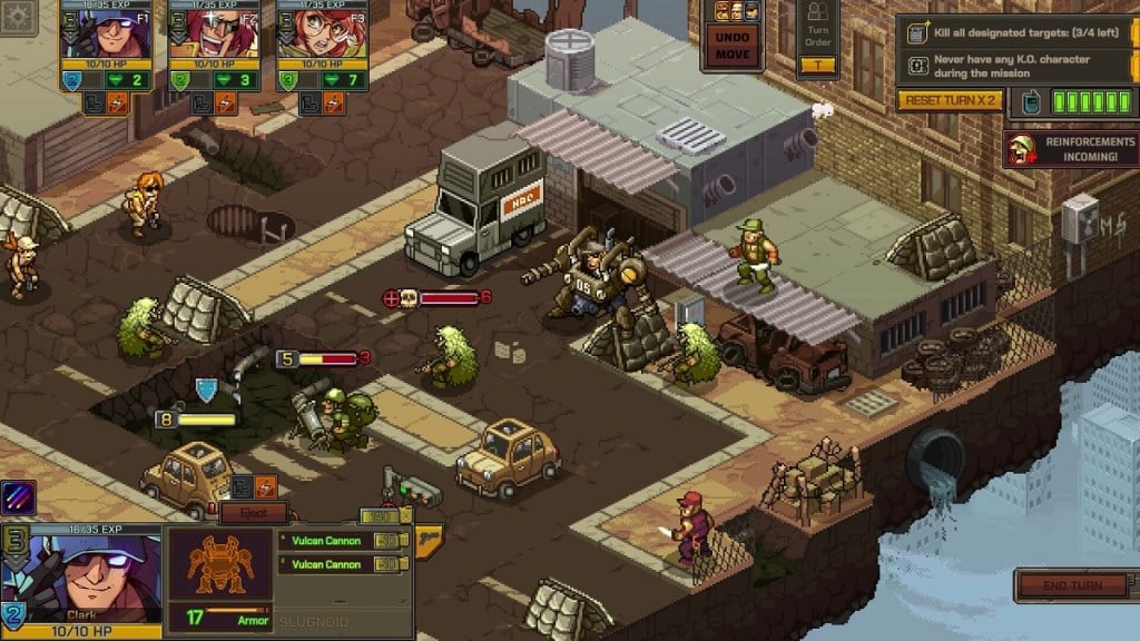 Metal Slug Tactics battleground