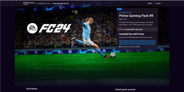 EA FC 24: How to get Prime Gaming rewards