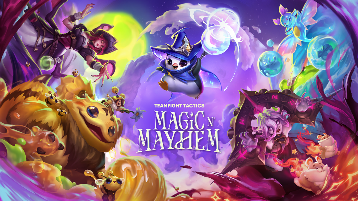 Teamfight Tactics Set 12 сочетает в себе Magic n’ Mayhem позднее в этом месяце