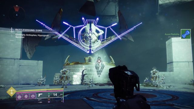 battleground core boss in destiny 2 a rising chorus act ii