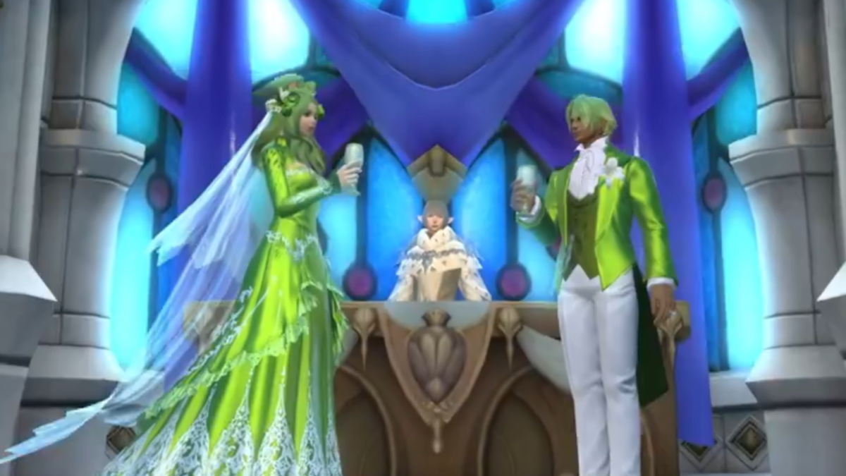 Big Sippin' got married in Final Fantasy XIV