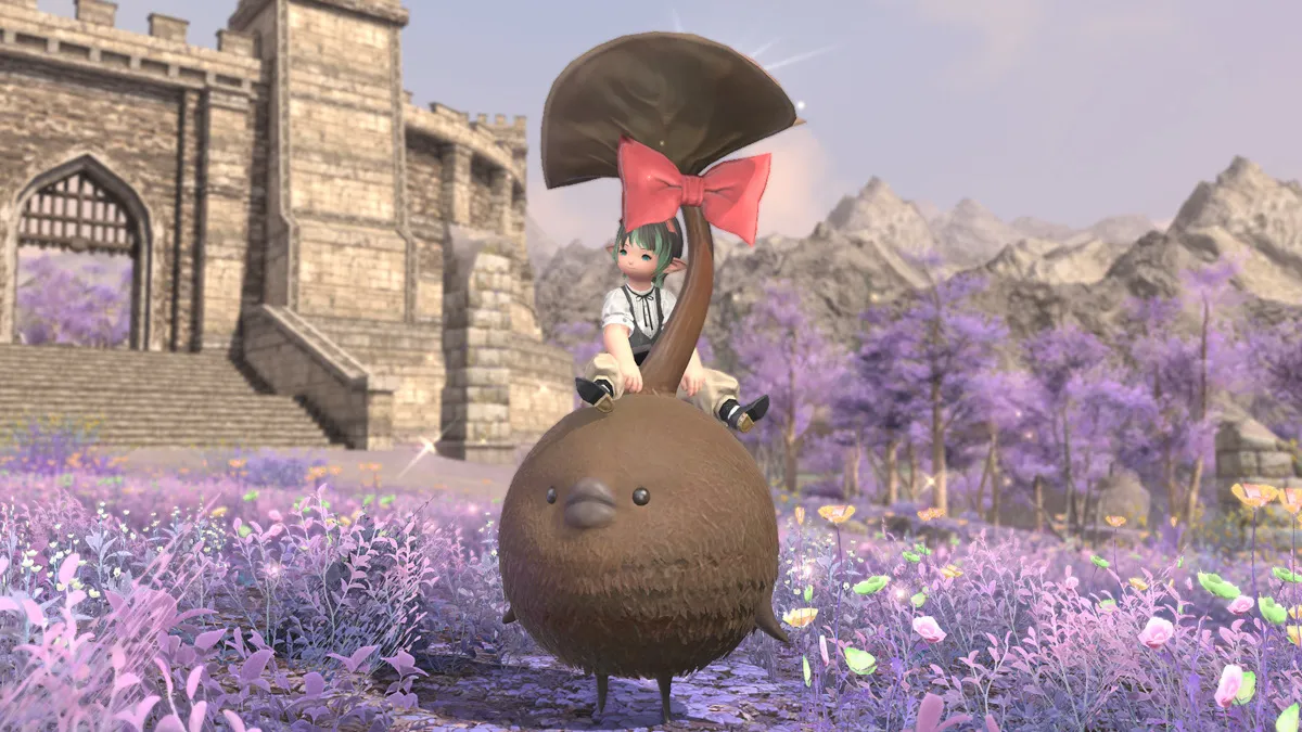 Chocorpokkur mount in Final Fantasy XIV