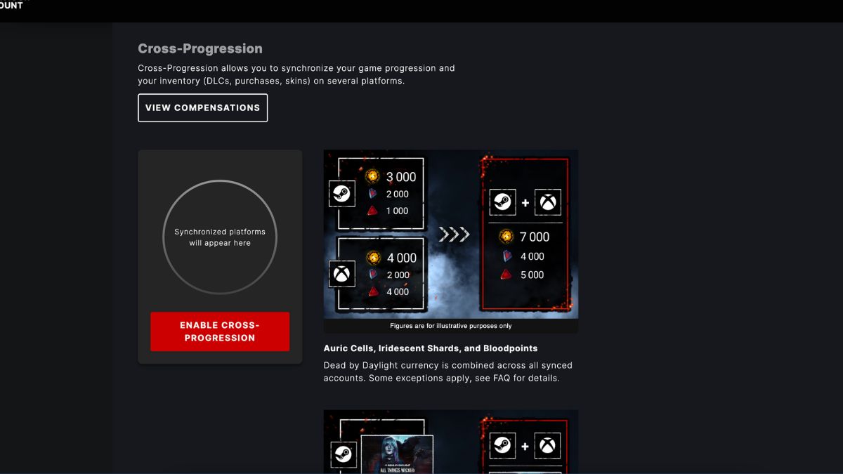 How To Activate Cross Progression In Dead By Daylight Destructoid   Dead By Daylight Enable Cross Progression Page 