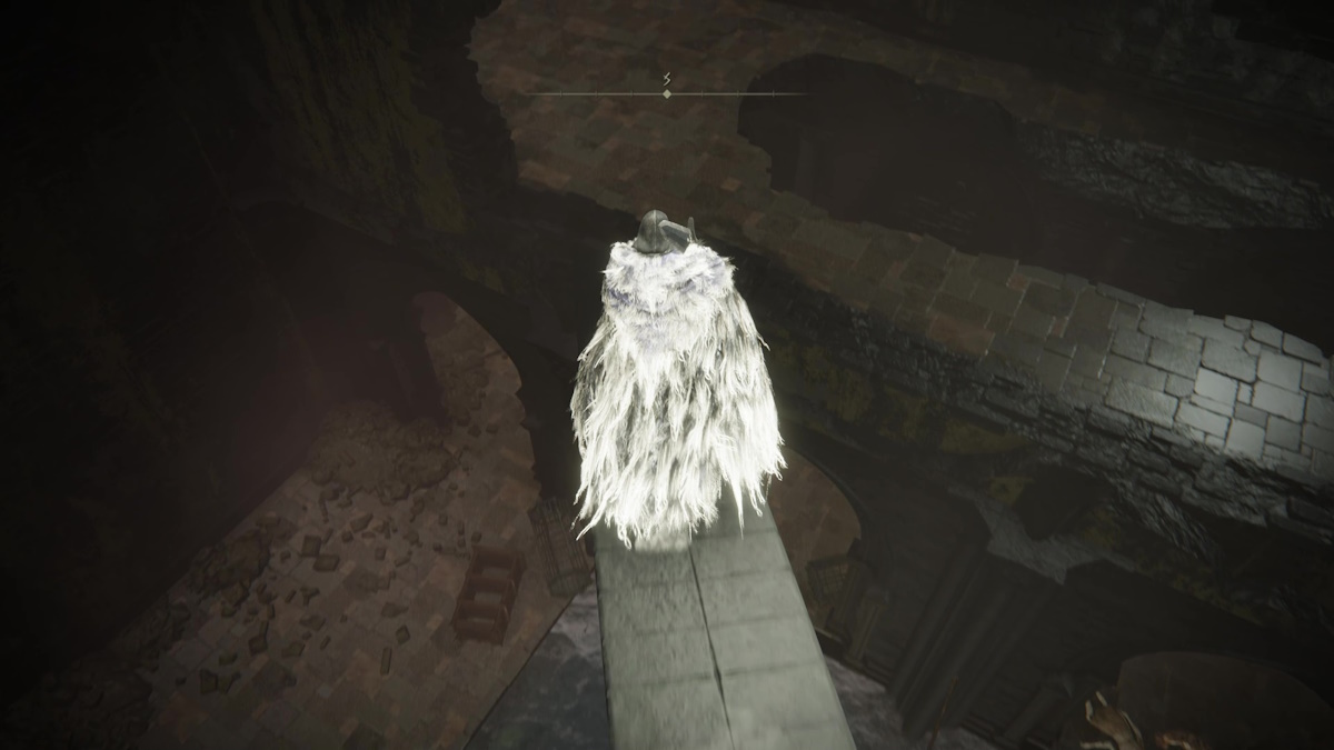 Where to find the Carian Thrusting Shield in Elden Ring Shadow of the Erdtree - from the stone arch to the next hole in the ground