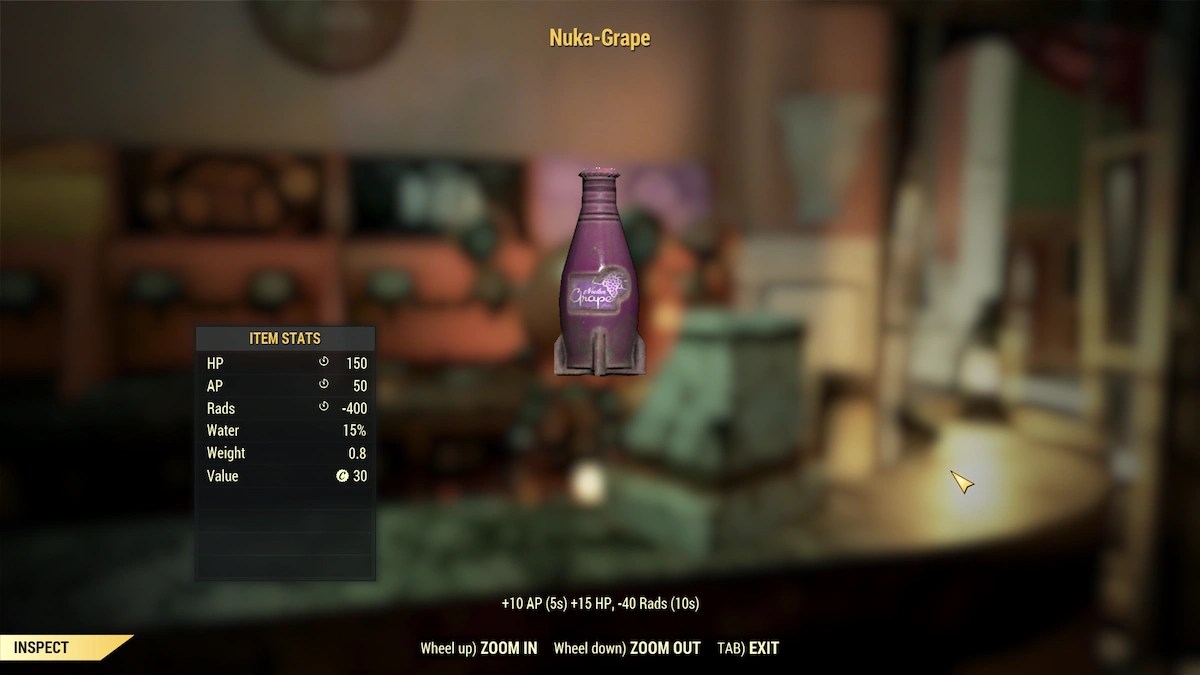 Where to find Nuka-Grape in Fallout 76