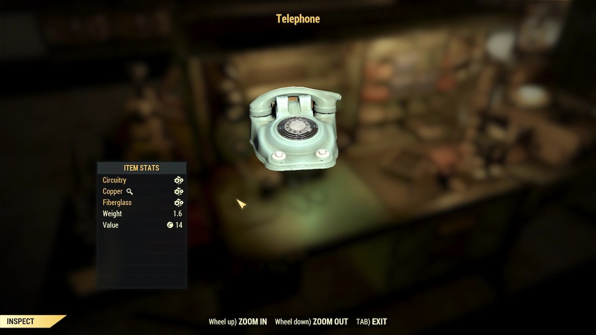 Where to find items that scrap into fiberglass in Fallout 76