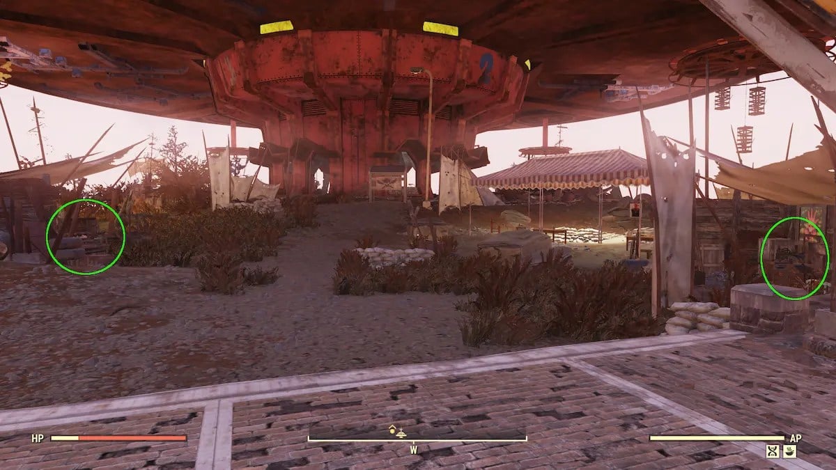 fallout 76 top of the world crafting stations