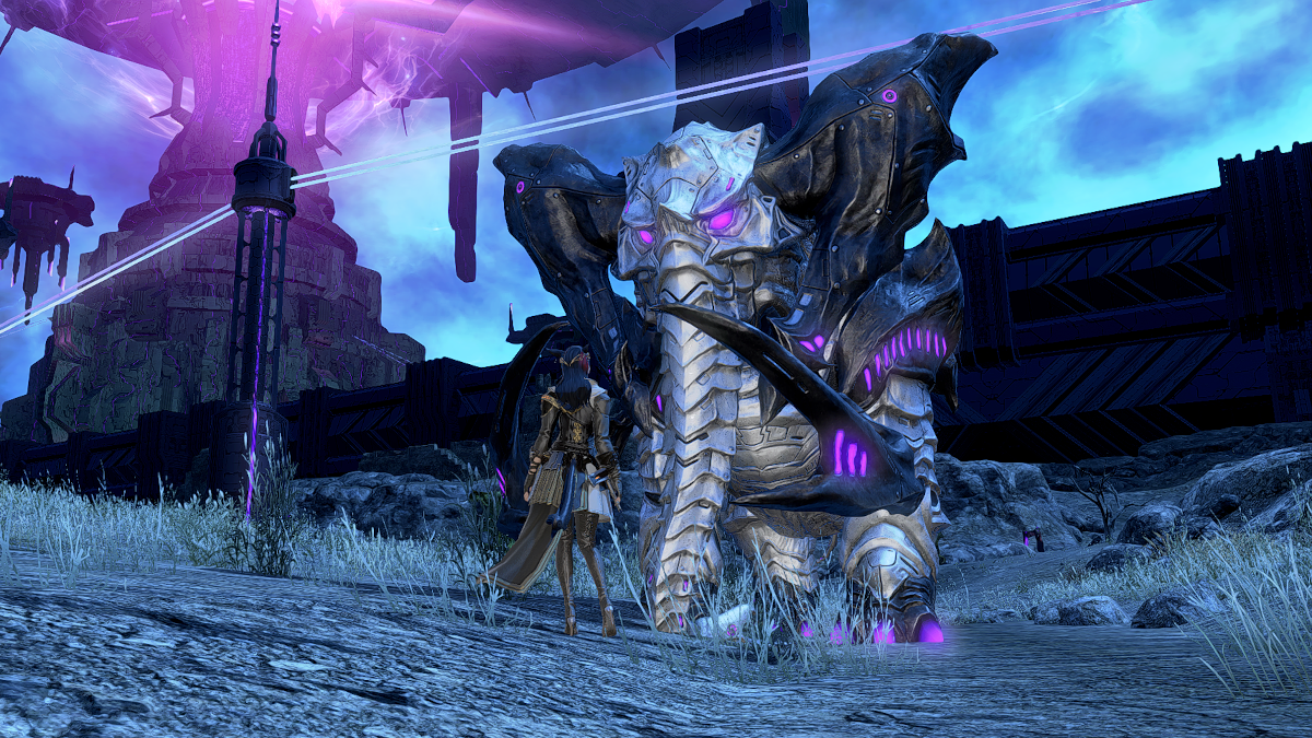 A Gomphotherium in Final Fantasy XIV