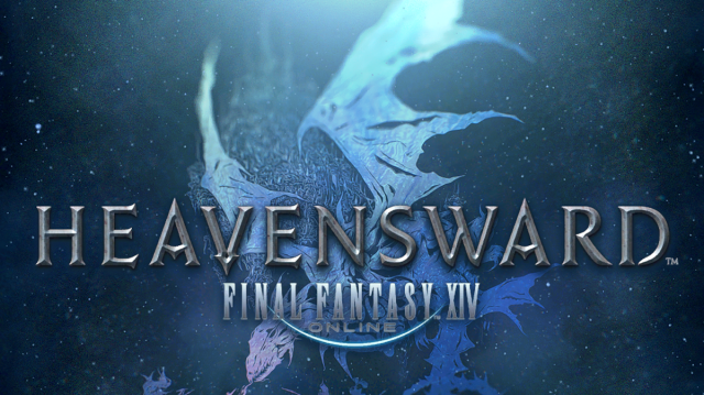 Heavensward title screen in Final Fantasy XIV