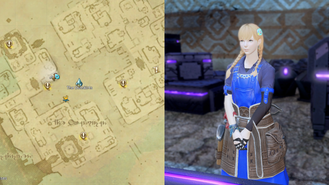 Gemstone Trader in Heritage Found, Final Fantasy XIV