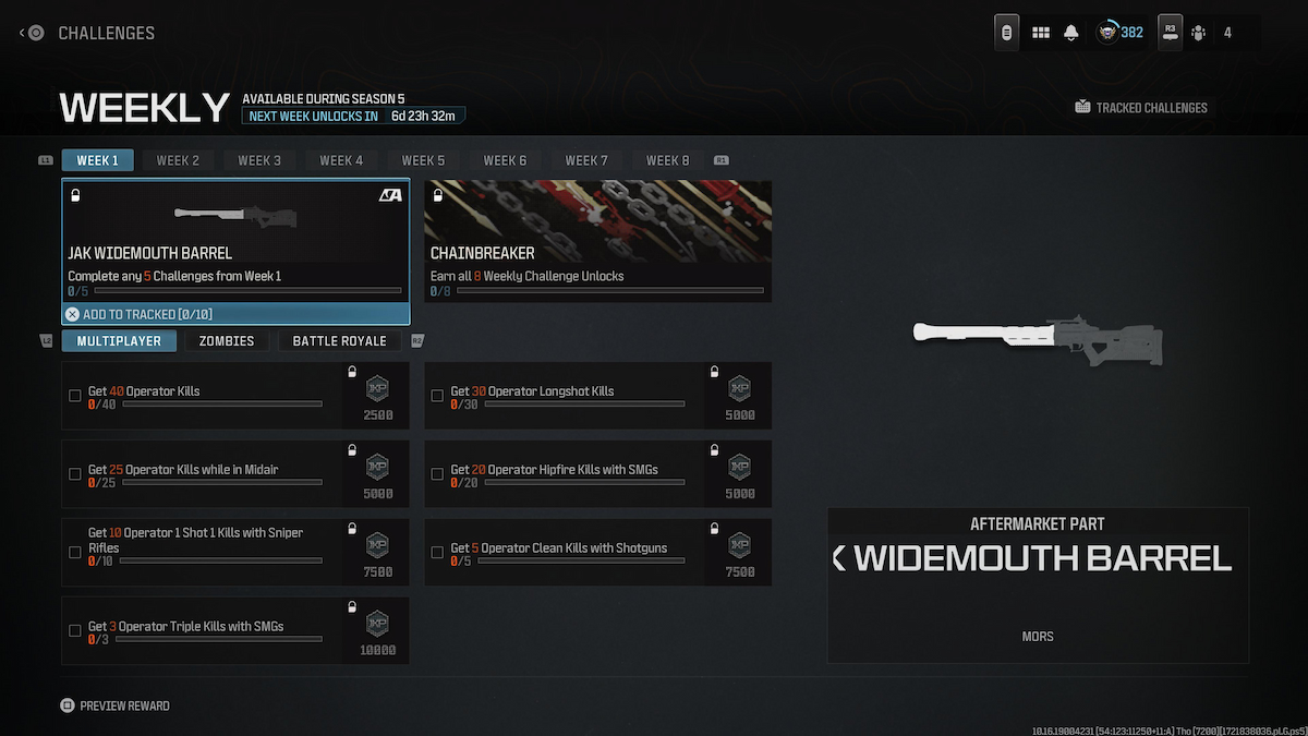 MW3 and Warzone Season 5 Week 1 Weekly Challenges and how to complete them