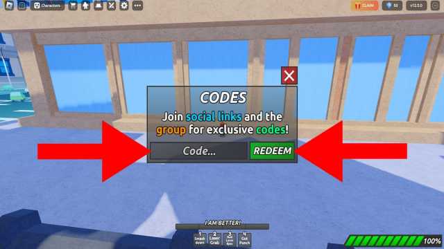 How to redeem codes in Dudes Battlegrounds