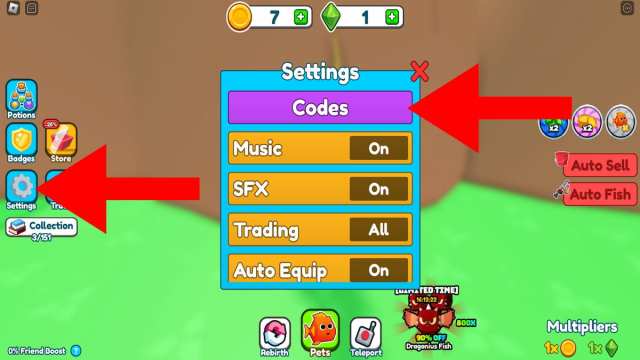 How to redeem Ultimate Fishing Simulator codes