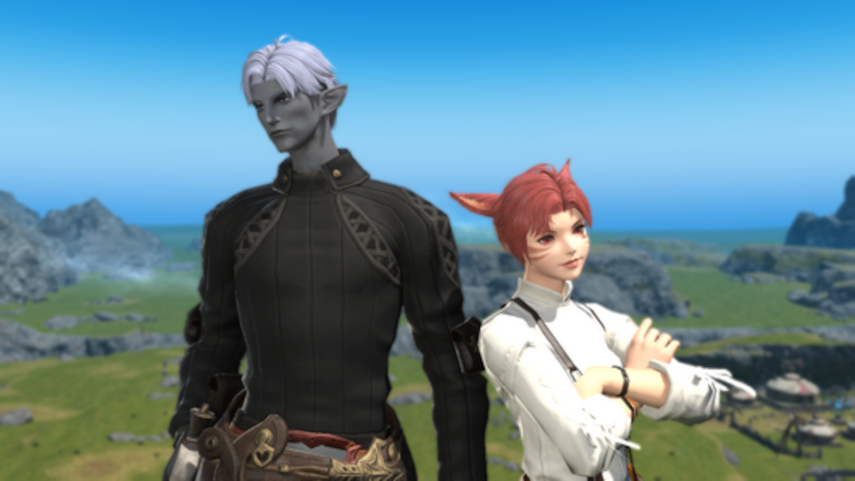 It Takes Two hairstyle in Final Fantasy XIV