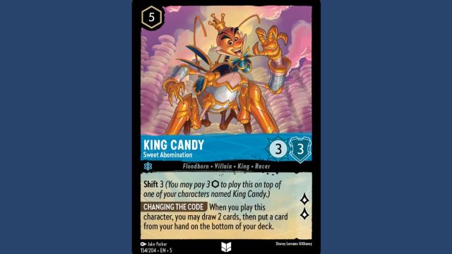 king candy big disney lorcana shimmering skies