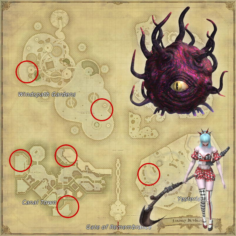 FFXIV: Dawntrail A and S rank Hunt Marks and their spawn locations